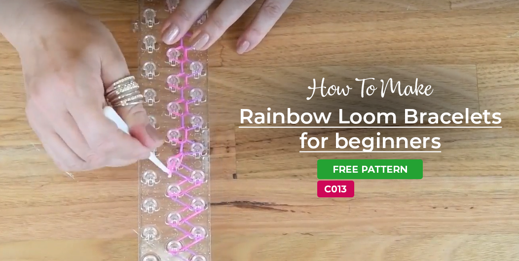 C012 Rainbow Loom Bracelets for Beginners Lincraft