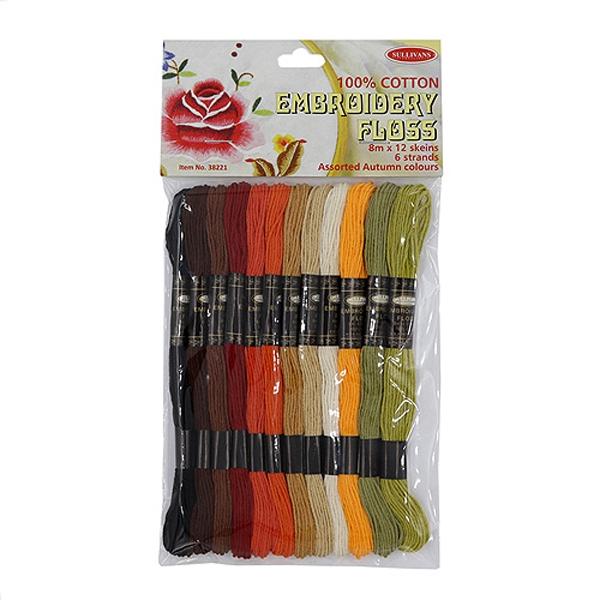 What types of embroidery thread does Lincraft offer?