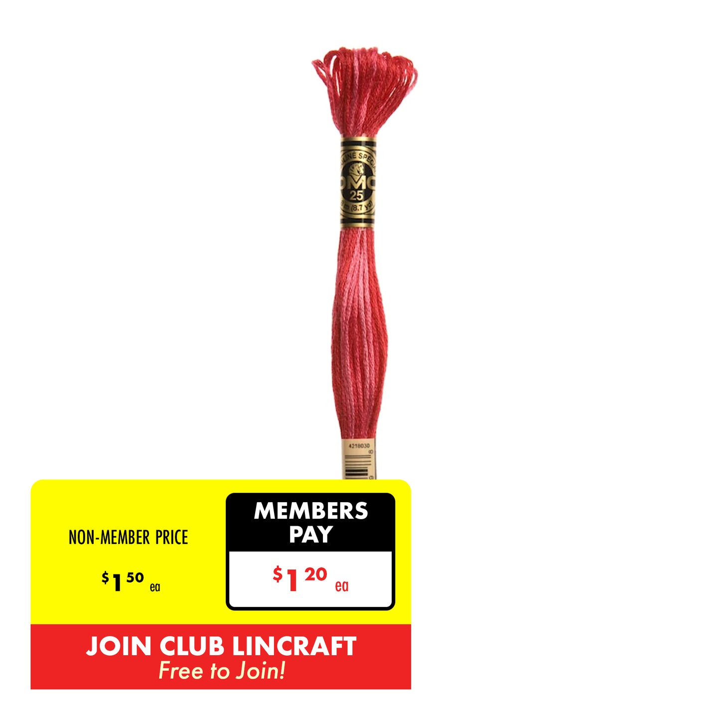 DMC Stranded Cotton Embroidery Thread 1-99