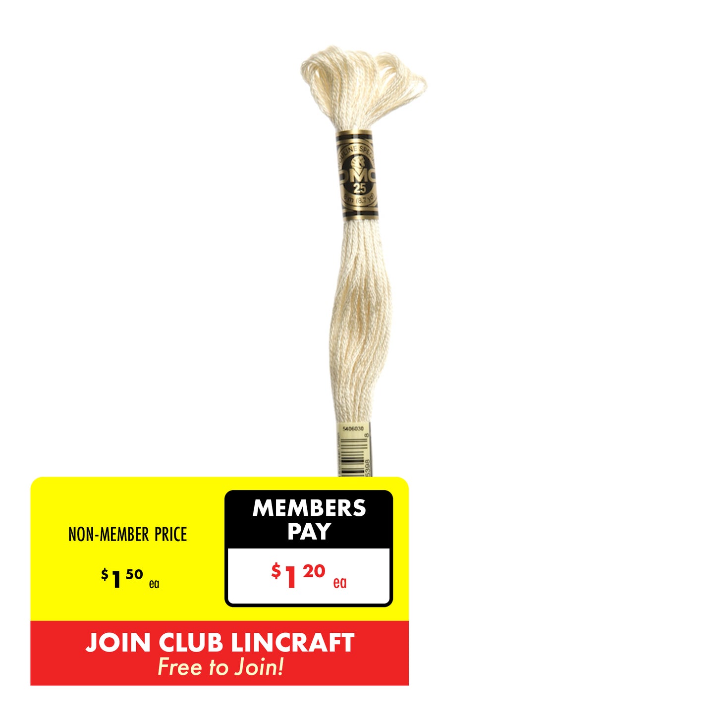 DMC Stranded Cotton Embroidery Thread 1-99