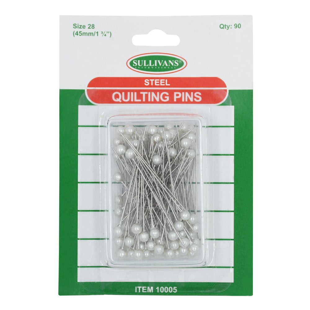 Quilting Pins, Silver- 45mm
