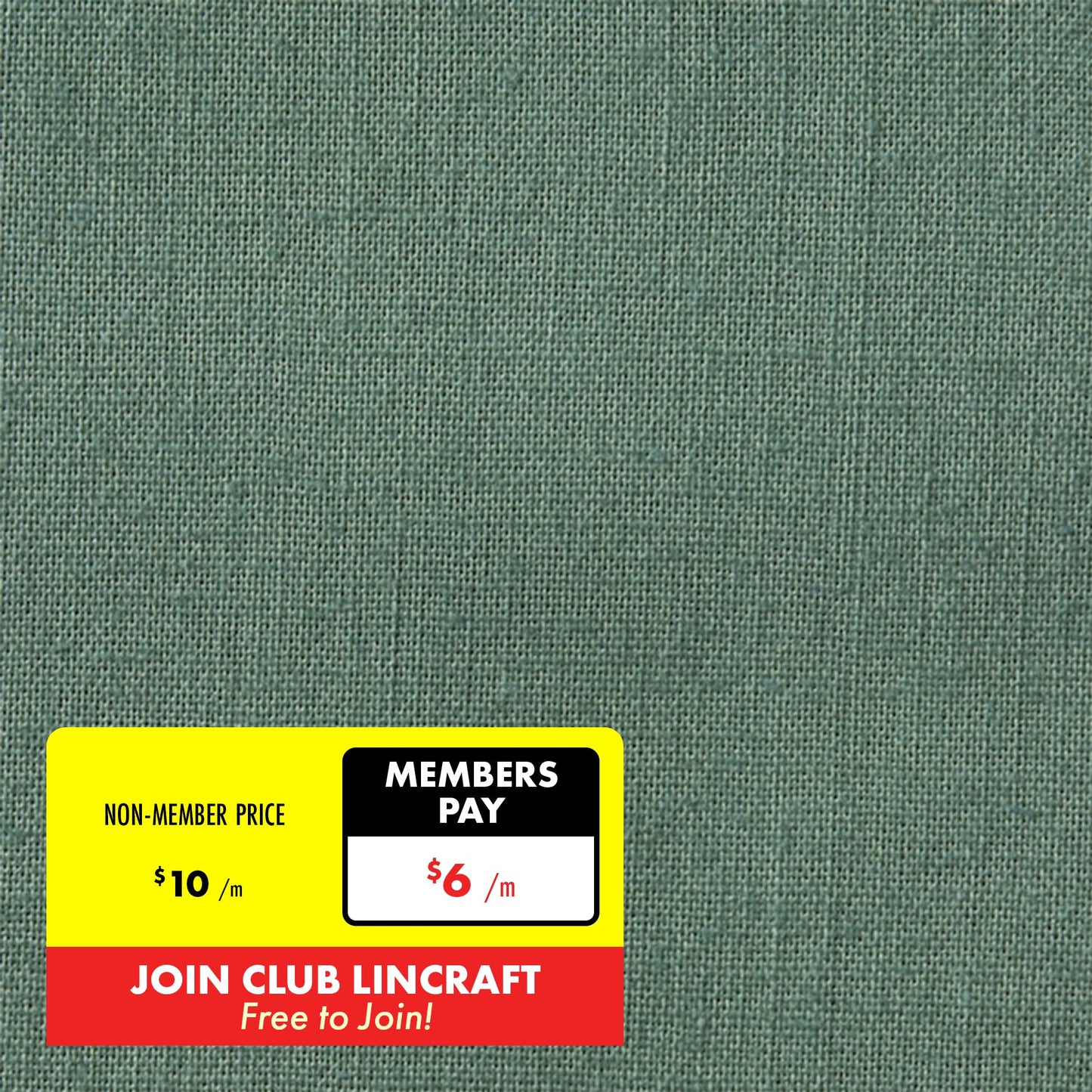 Homespun Plain Fabric, Width 112cm