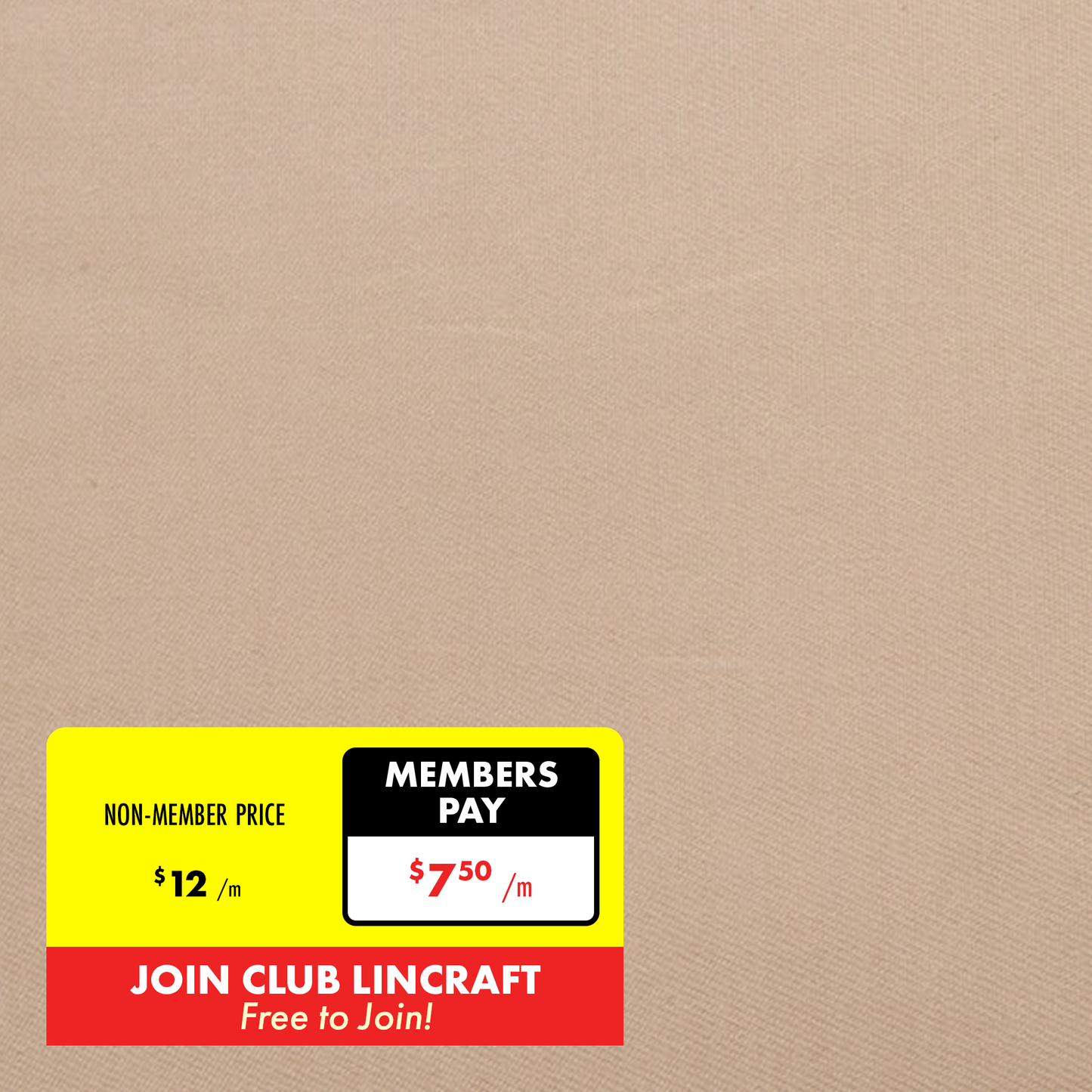 Cotton Chino Drill Fabric, Width 112cm