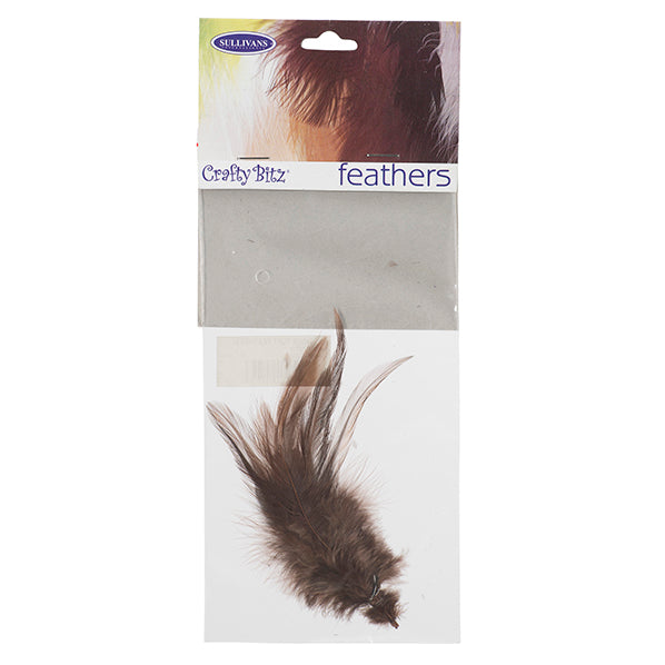Tiger Tuft Feathers, 10pc