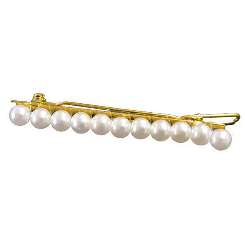 Sullivans Hair Barrette, Pearls- 6cm