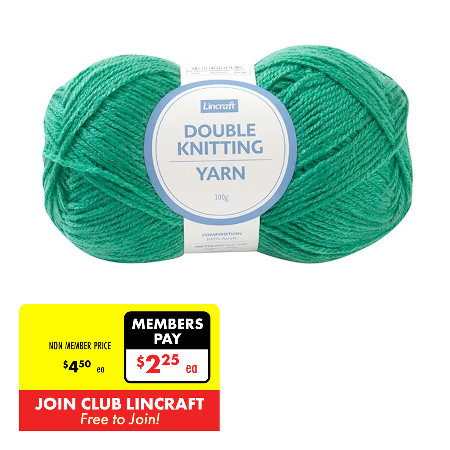 Makr DK 8ply Crochet & Knitting Yarn, 100g Acrylic Yarn