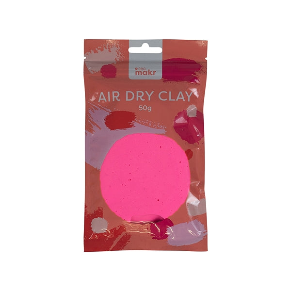 Lincraft Air Dry Clay, Red- 50g
