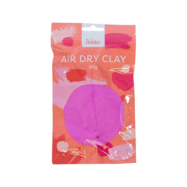 Lincraft Air Dry Clay, Red- 50g