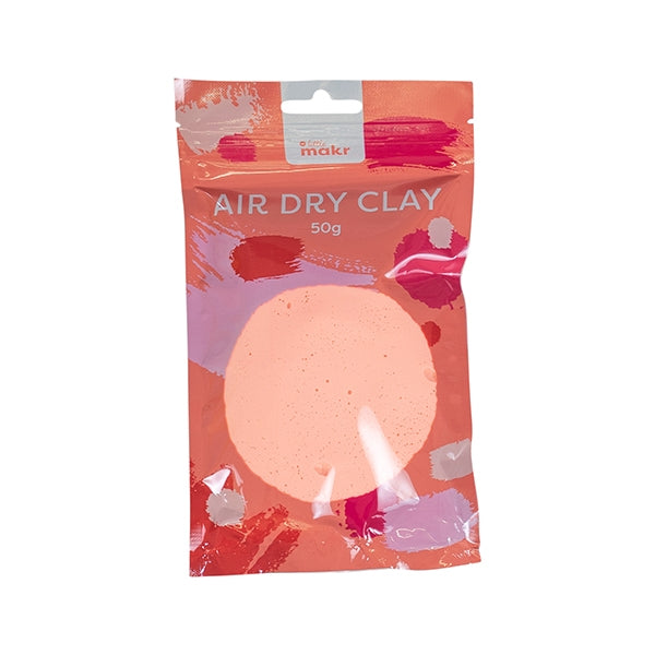 Lincraft Air Dry Clay, Red- 50g