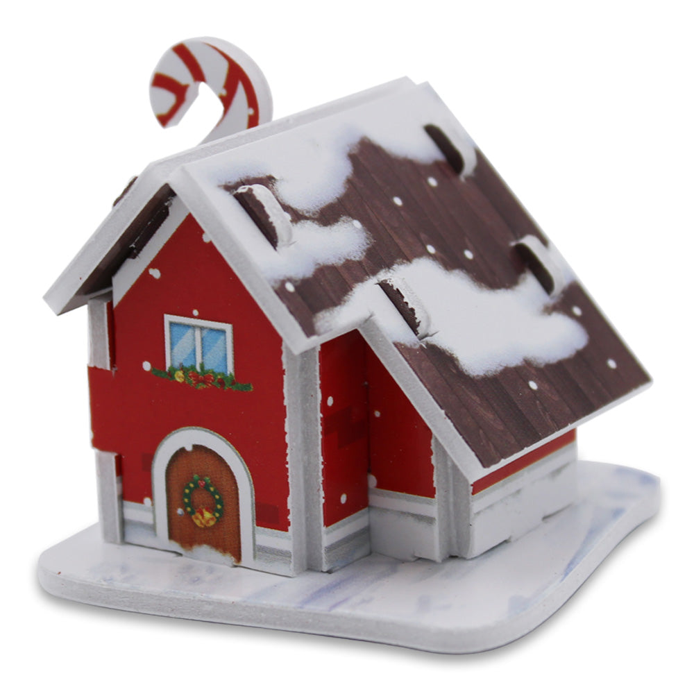 DIY Mini 3D Puzzle, Christmas House 1