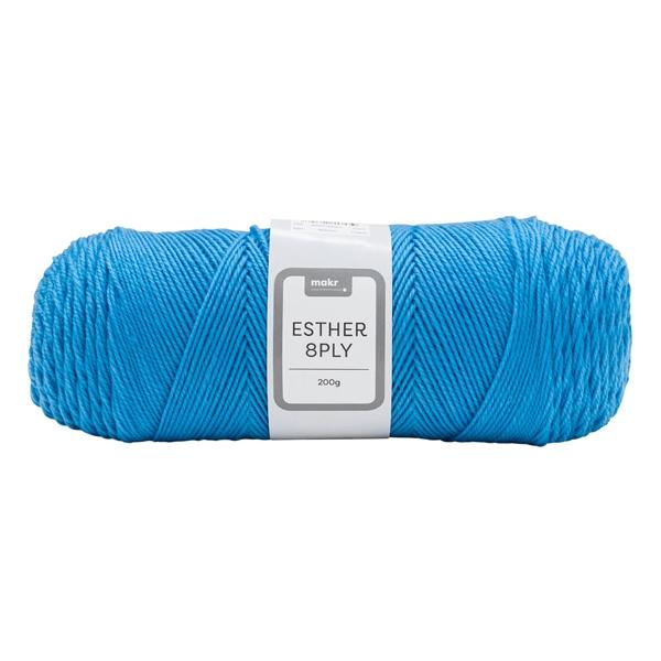 Makr Esther 8ply Crochet & Knitting Yarn, 200g Polyester Yarn