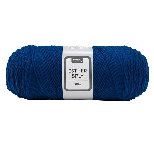 Makr Esther 8ply Crochet & Knitting Yarn, 200g Polyester Yarn