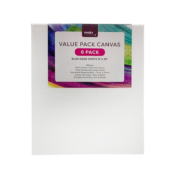 Makr Classic Slim Edge Canvas White