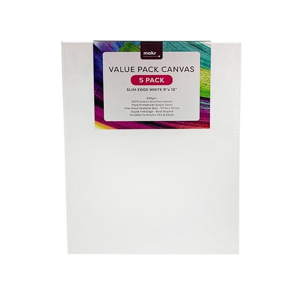Makr Classic Slim Edge Canvas White