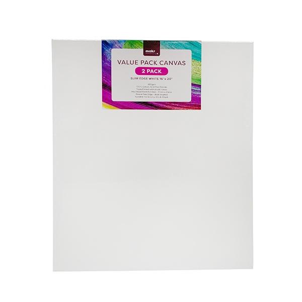 Makr Classic Slim Edge Canvas White