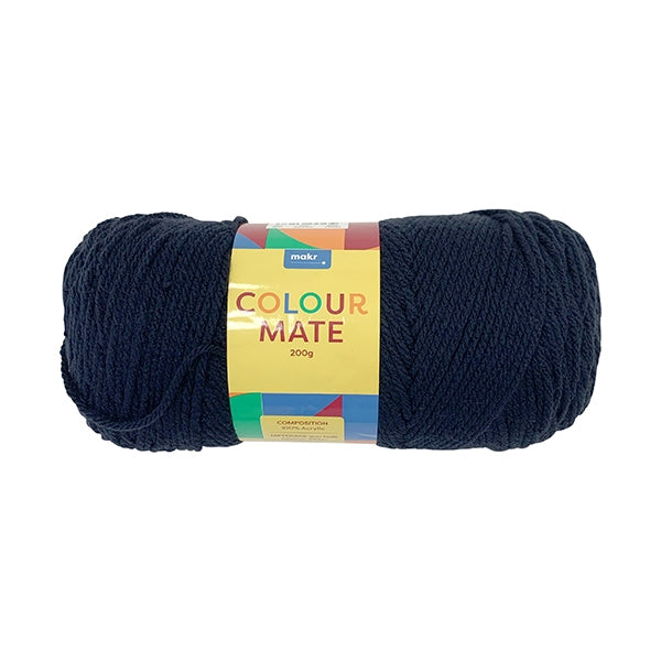 Makr Colourmate Crochet & Knitting Yarn, 200g Acrylic Yarn Lincraft