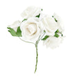 Bunch of Roses, White- 6pk