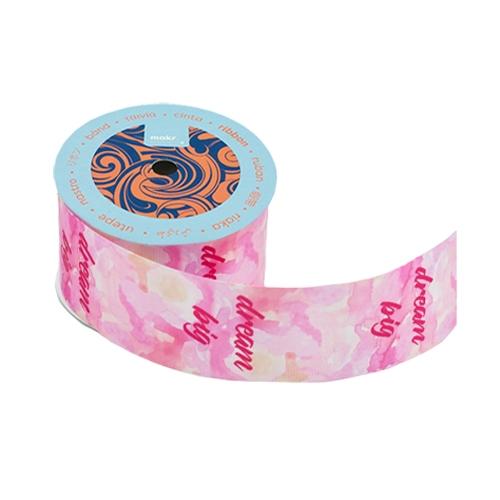 Makr Ribbon, Dream Big Satin- 38mmx3.6m