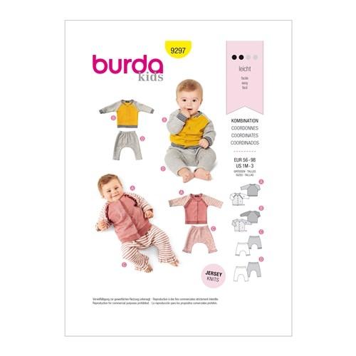 Burda Pattern 9297 Misses' Casual Jackets & Bottoms (1M-3)