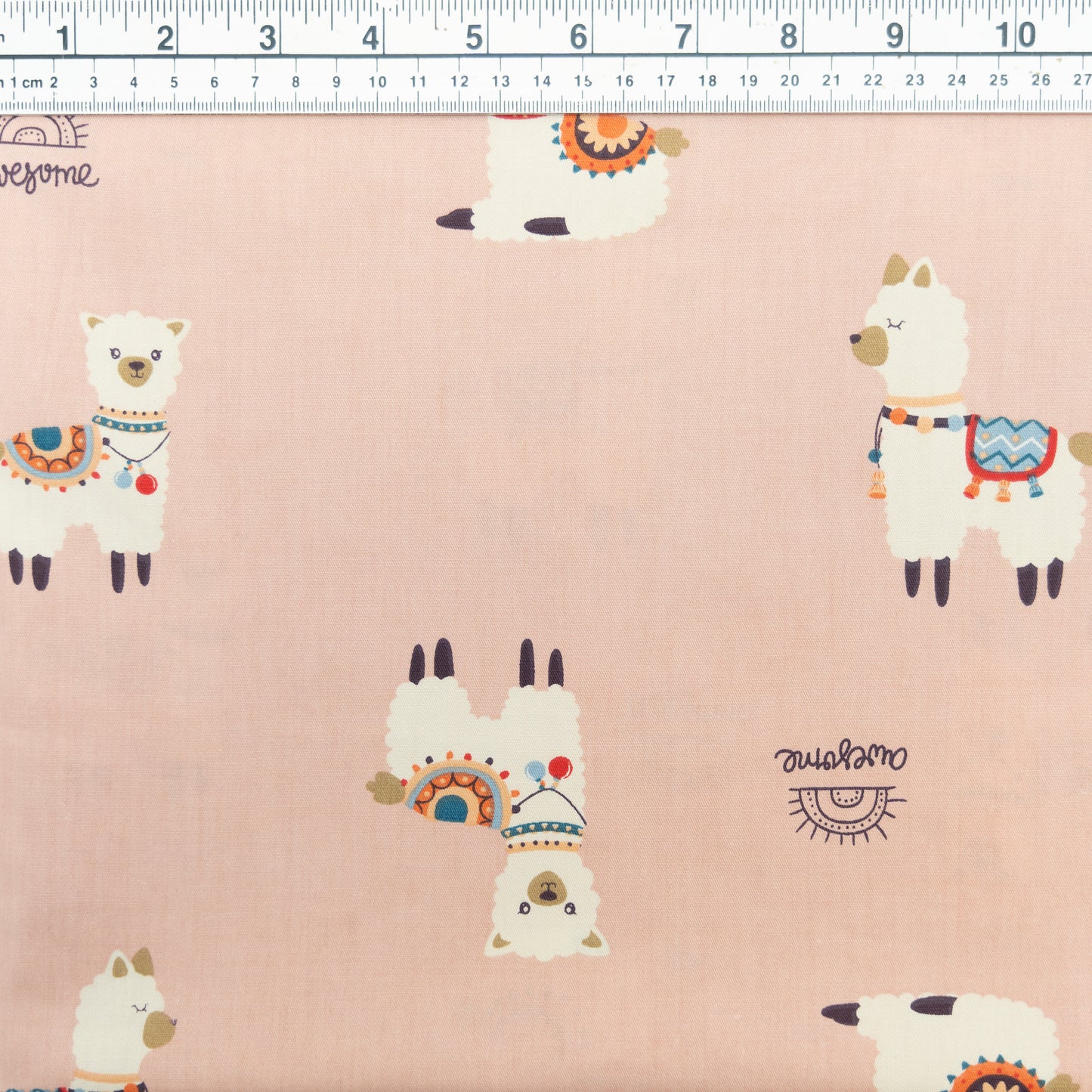 Sweety Twills Fabric, Pink Alpaca- Width 160cm