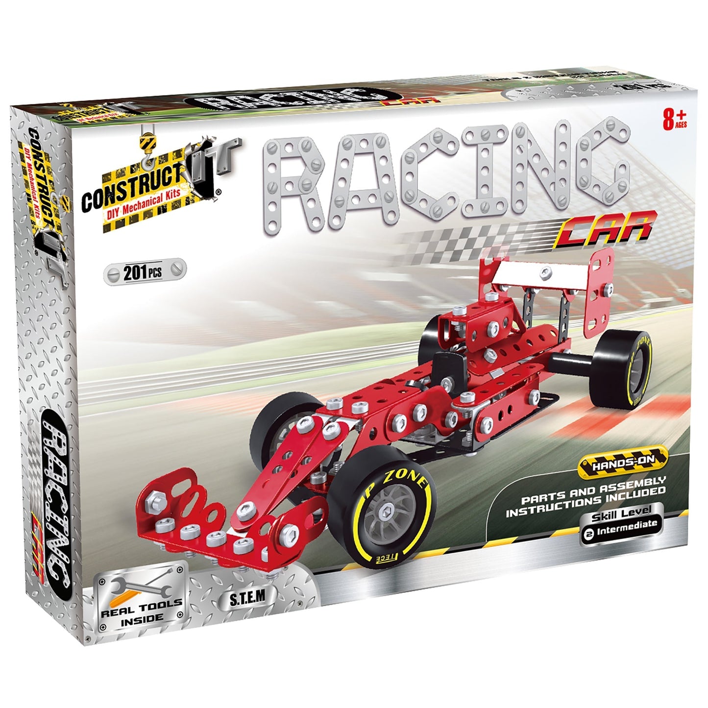 Construct It DIY Mechanical Kit, Racing Car