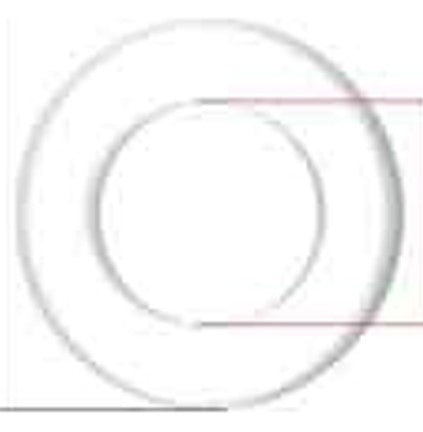 Sullivans Deco Ring, Silver- 55mm