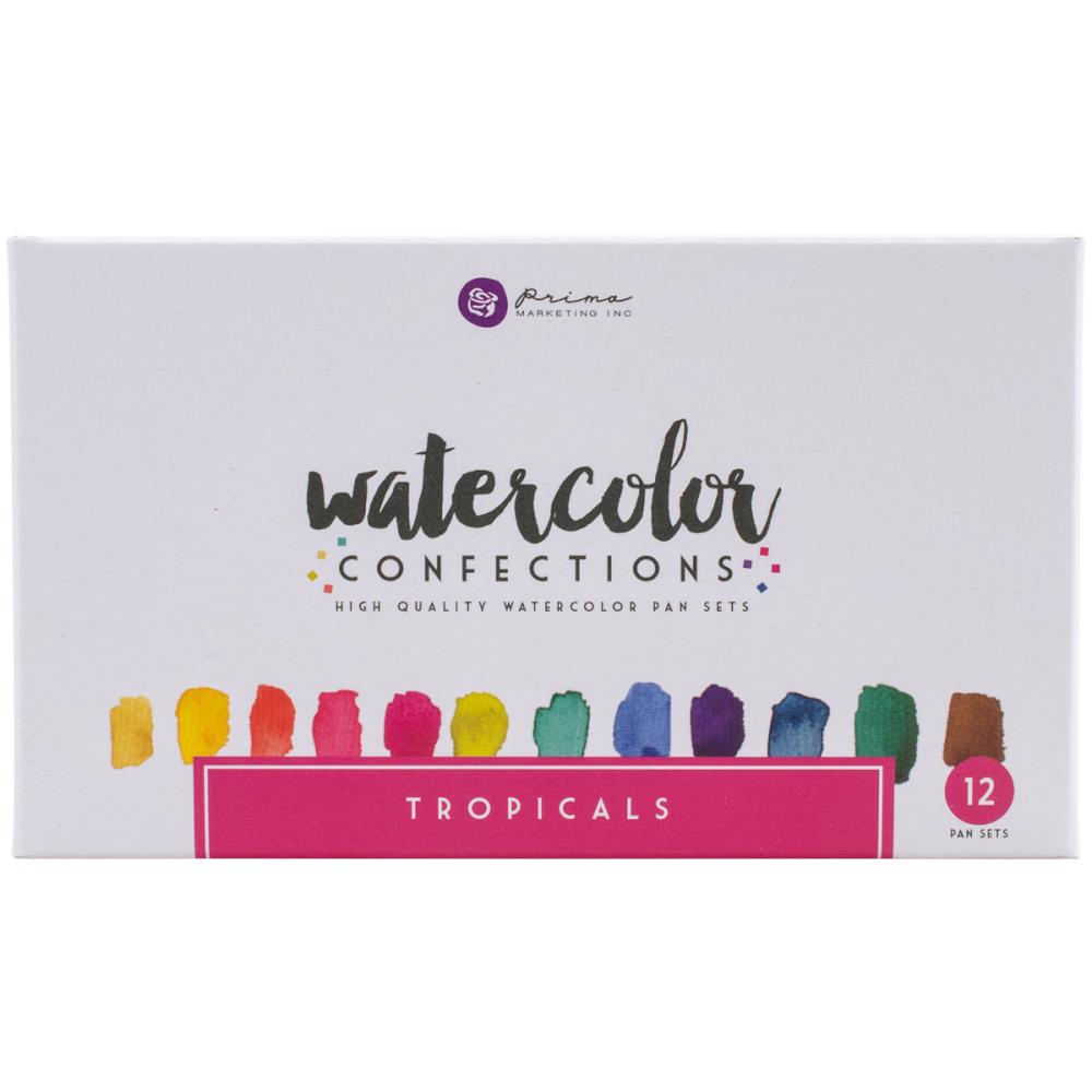 Prima Watercolor Confections Watercolor Pan, 12pk