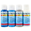 Makr Paint Pour Kit, Into The Blue (White, Grey, Mid Blue, Dark Blue)- 4pk