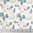 Craft Prints Fabric, Fuzzy Spring Eggs & Flowers- Width 112cm