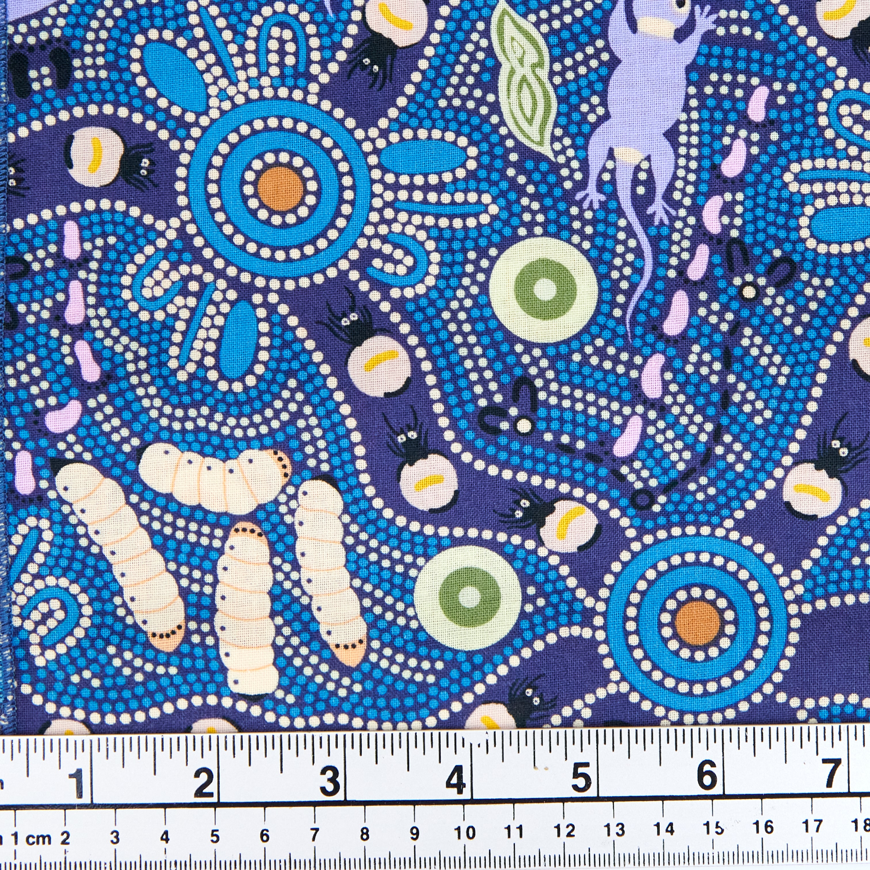 Fabric Length, 1 m, Linen, Aboriginal Art ,Fabric, Hand printed, Eunice Napanangka Jack, Kuruyultu, Ikuntji Artists, Australia, hotsell sewing