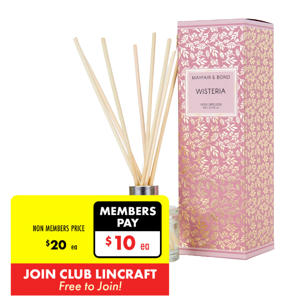 Mayfair & Bond Reed Diffuser, Wisteria- 80ml
