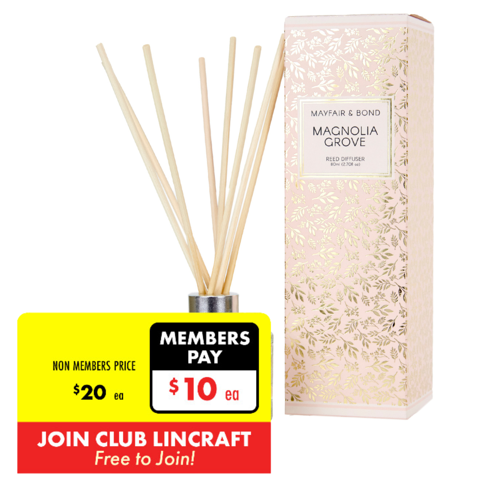 Mayfair & Bond Reed Diffuser, Magnolia Grove- 80ml
