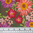 Printed Cotton Lawn Fabric, Floral Daisies- Width 140cm