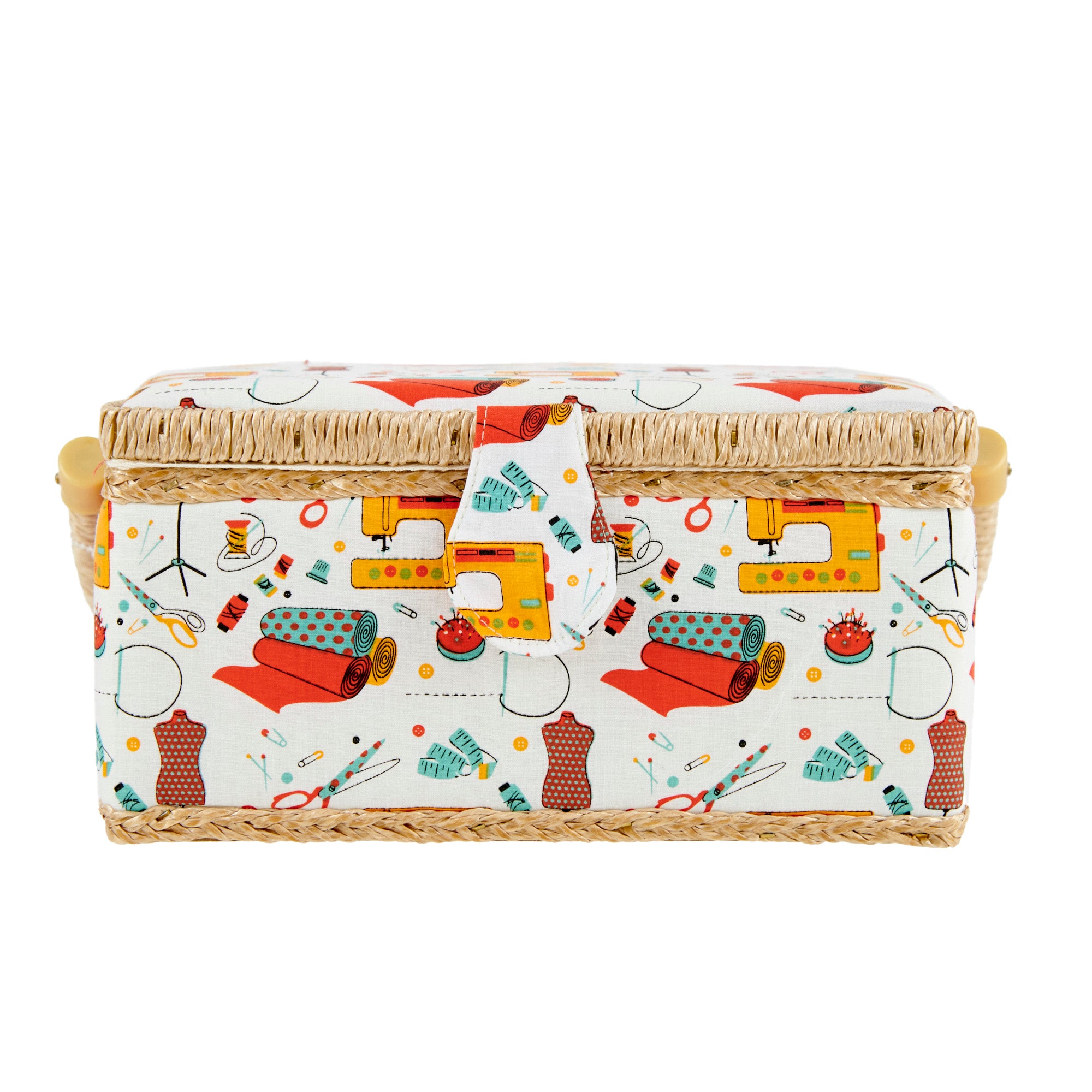 Sewing Basket, Multi 24x17.5x13cm Lincraft