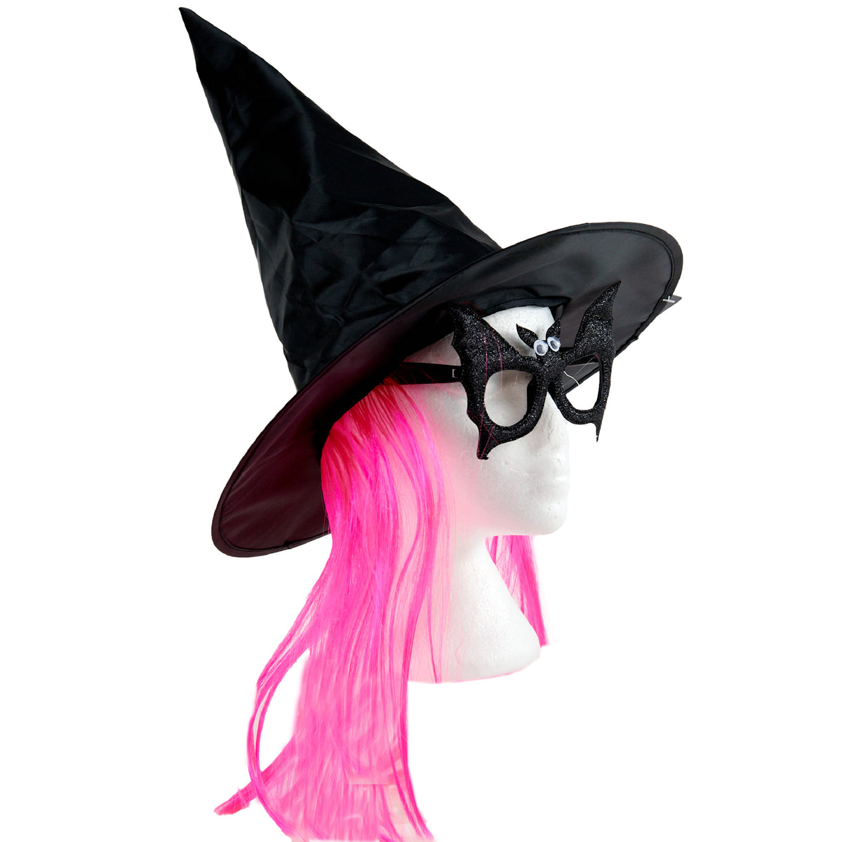Halloween Witches Hat With Hair