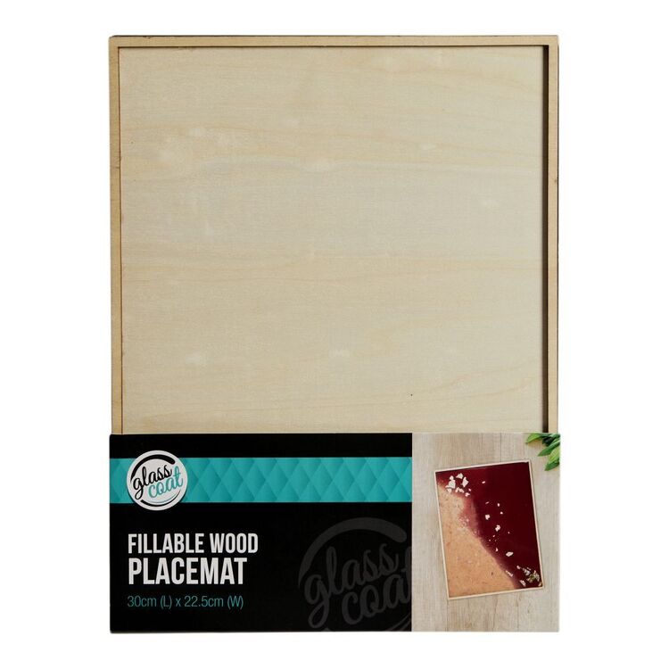 Glass Coat Fillable Placemat