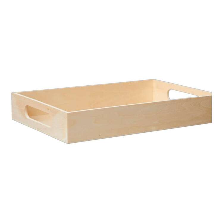 Glass Coat Fillable Timber, Tray