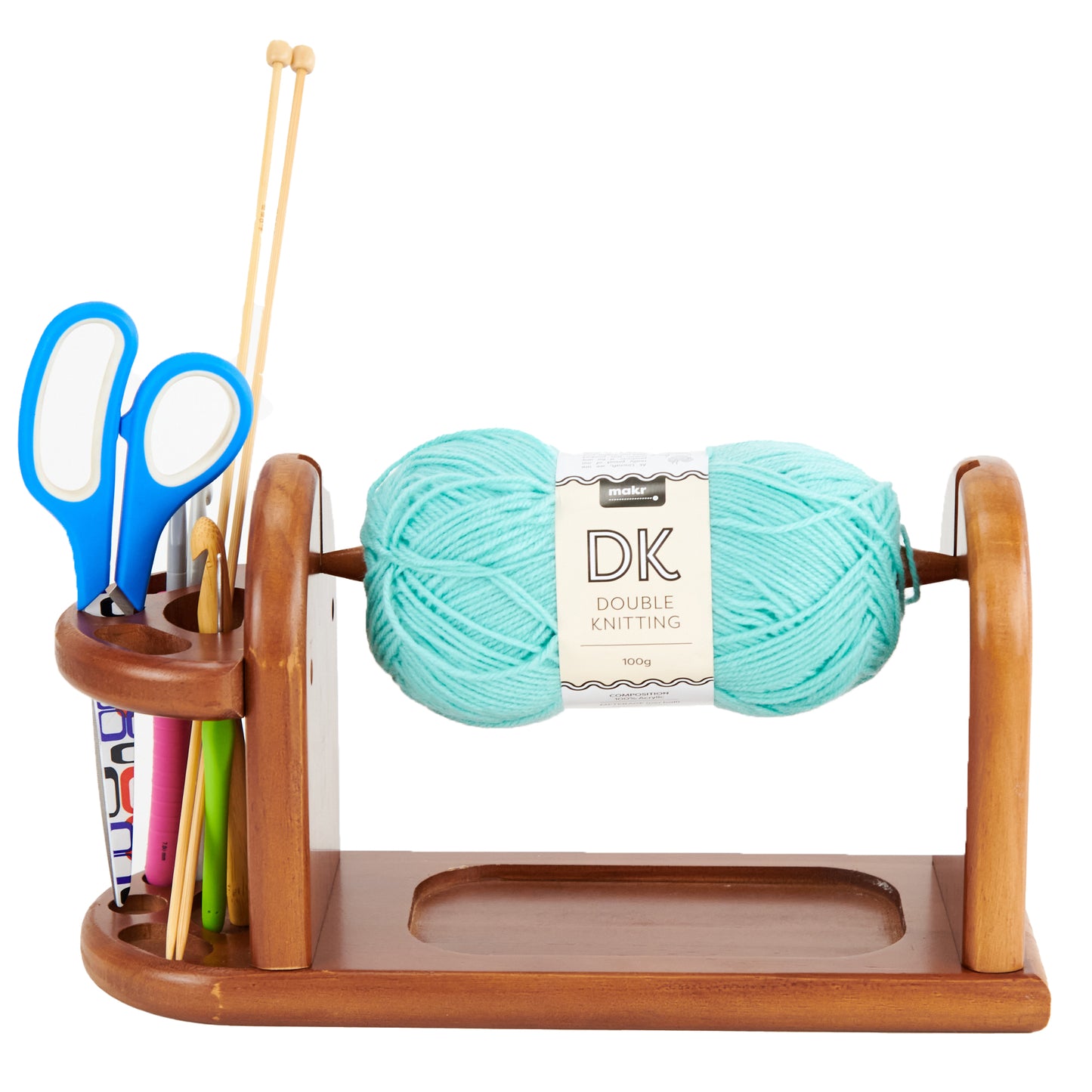 Wood Yarn Caddy