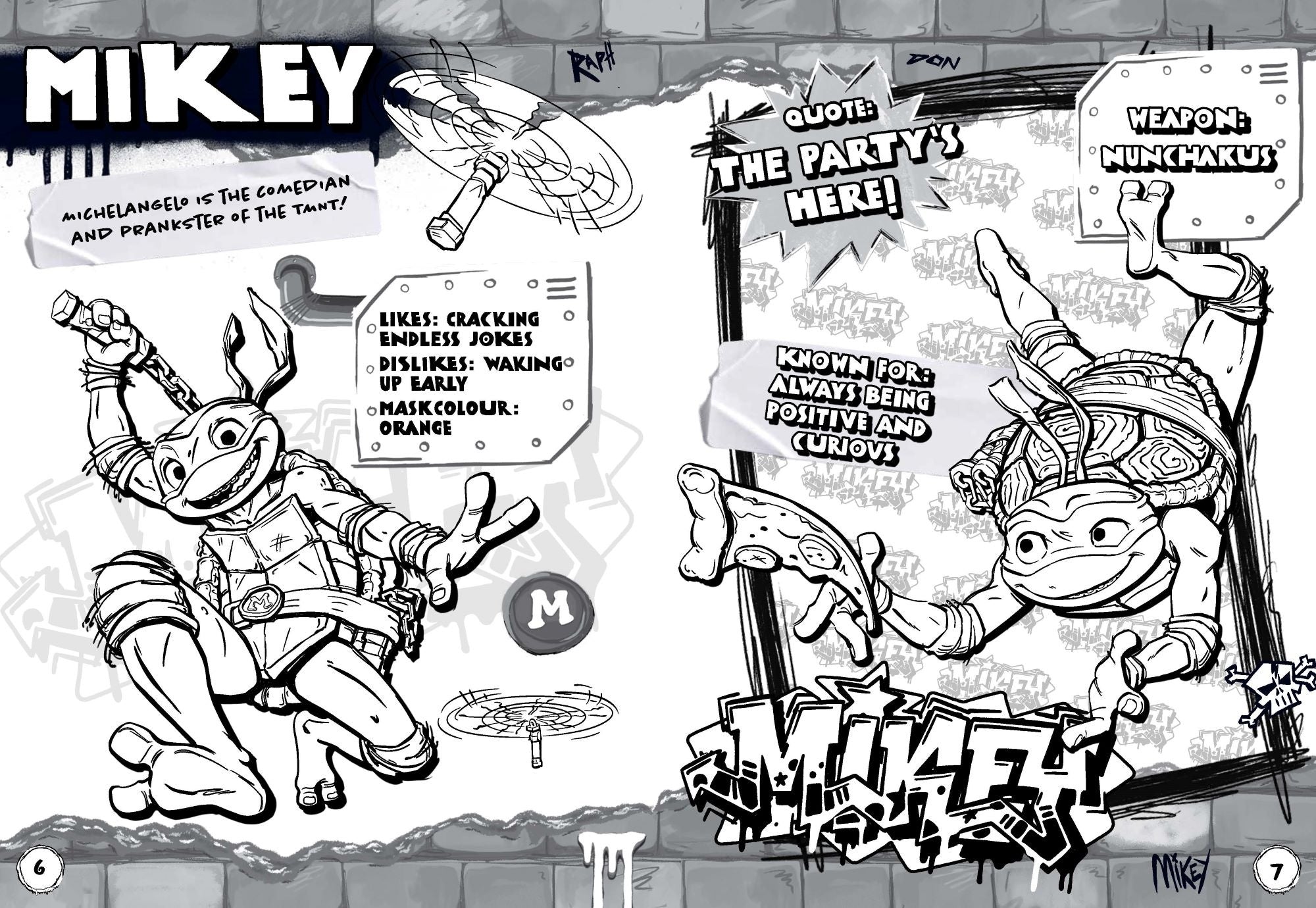 TMNT Mutant Mayhem Colouring Book Lincraft