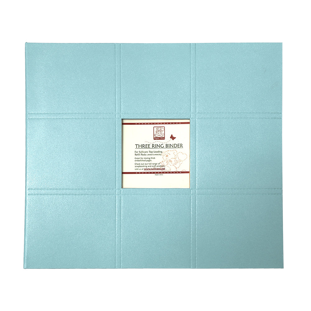 Paperxtra 3D Ring Scrapbook Binder, Light Blue- 12x12in – Lincraft