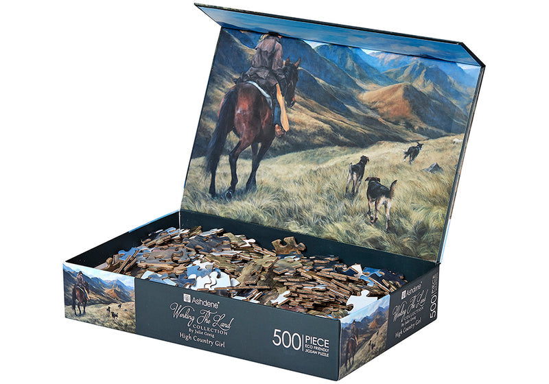 Ashdene 500-Piece Jigsaw Puzzle Working the Land High Country
