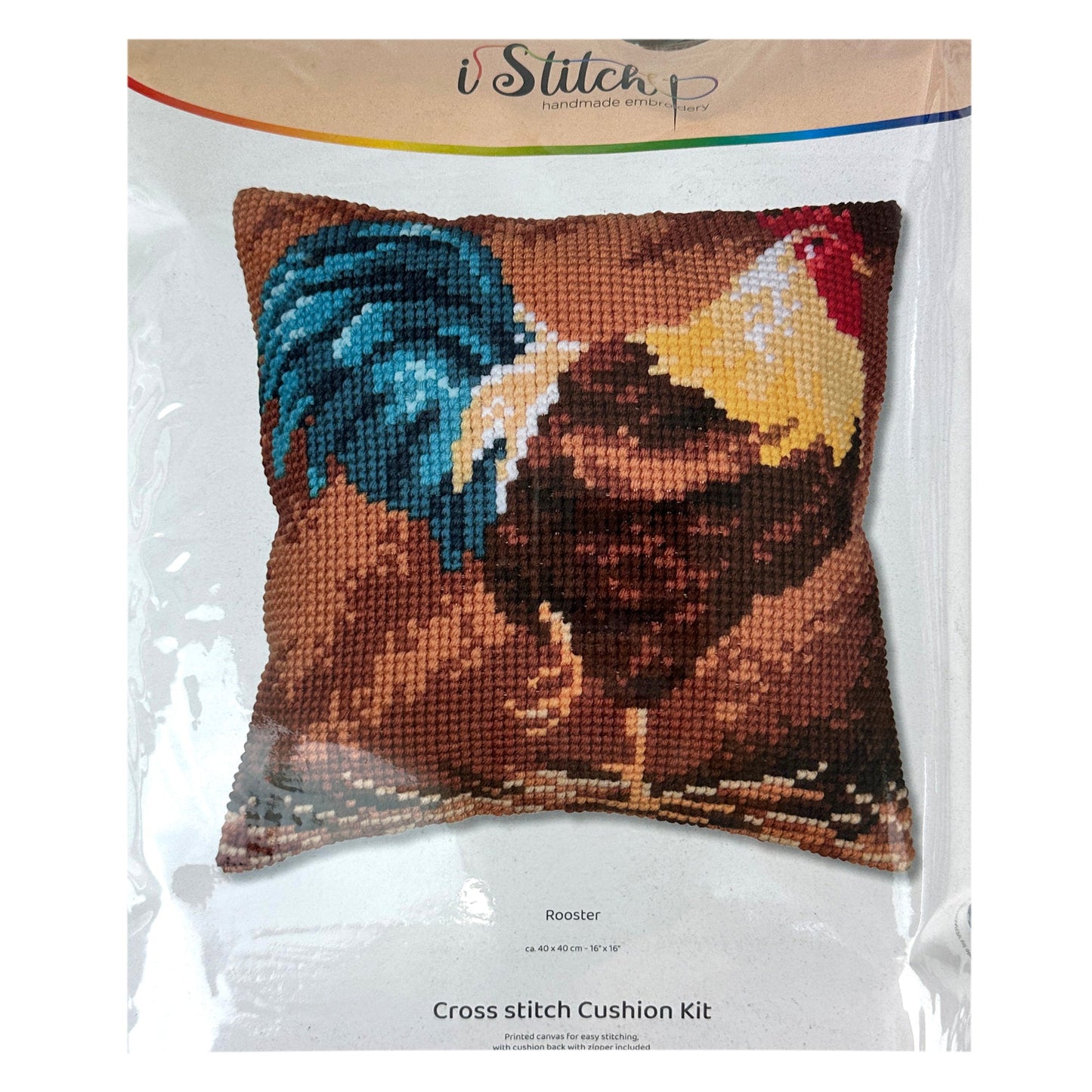 Cross Stitch Cushion Kit, 40x40cm
