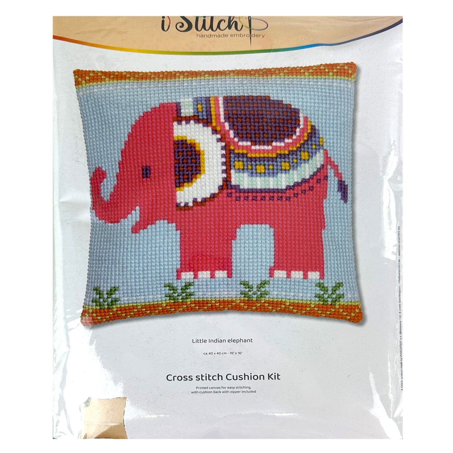 Cross Stitch Cushion Kit, 40x40cm