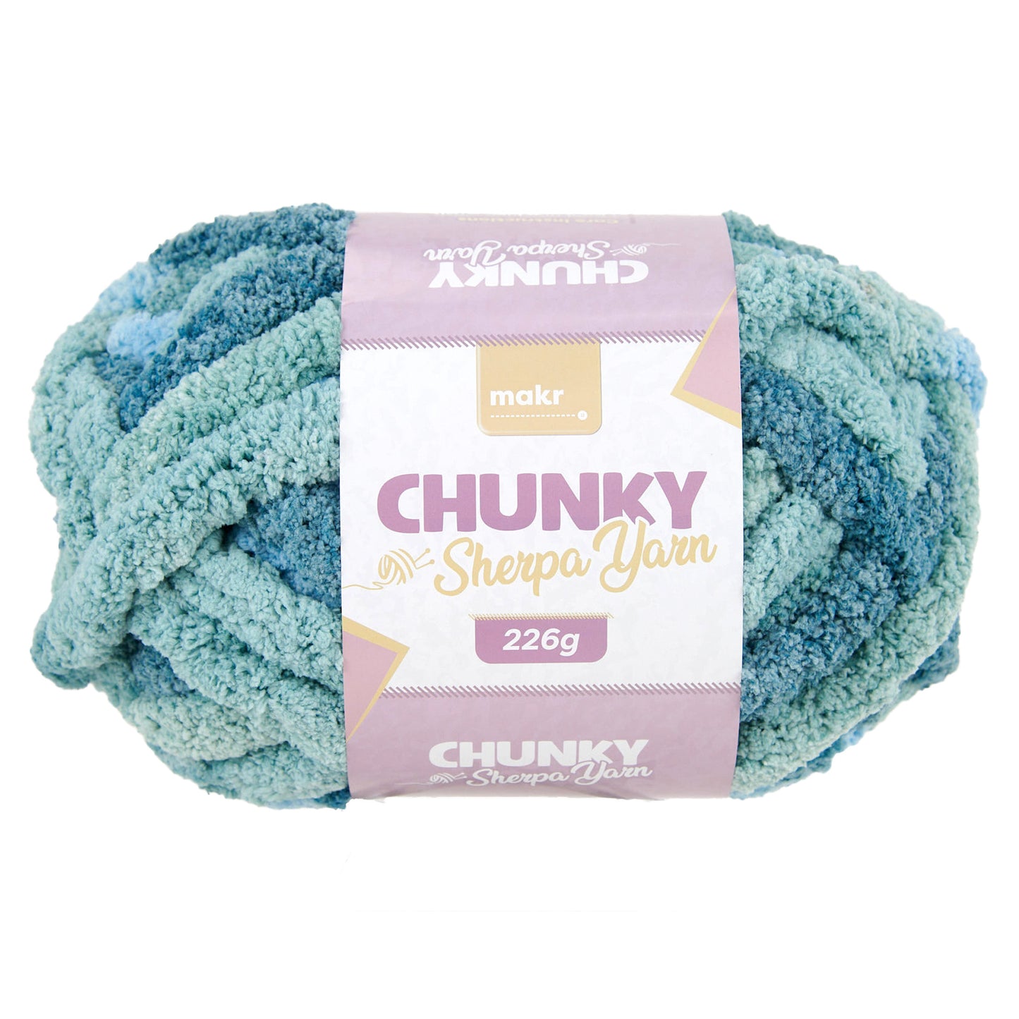 Makr Chunky Sherpa Crochet & Knitting Pattern Yarn