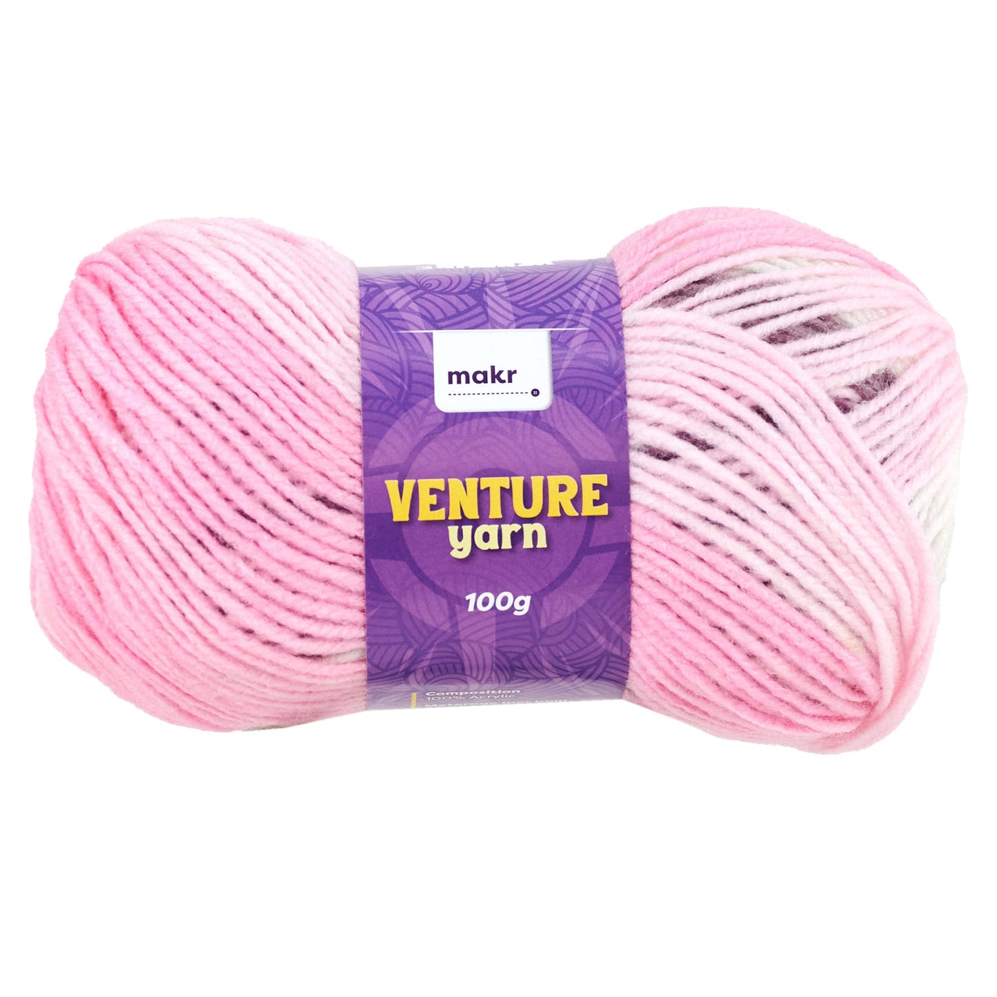 Makr Venture Crochet & Knitting Yarn, 100g Acrylic Yarn