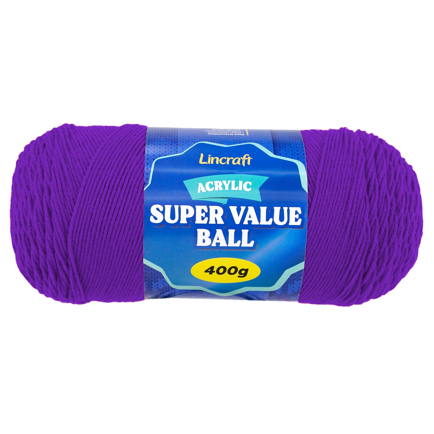 Acrylic Super Value Ball Crochet & Knitting Yarn, 400g Acrylic Yarn