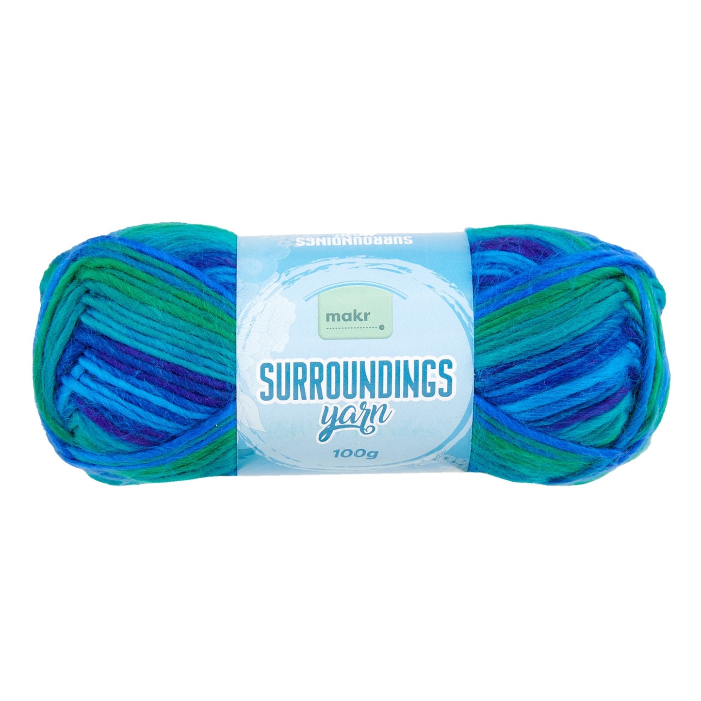 Makr Surroundings Crochet & Knitting Yarn, 100g Acrylic Yarn