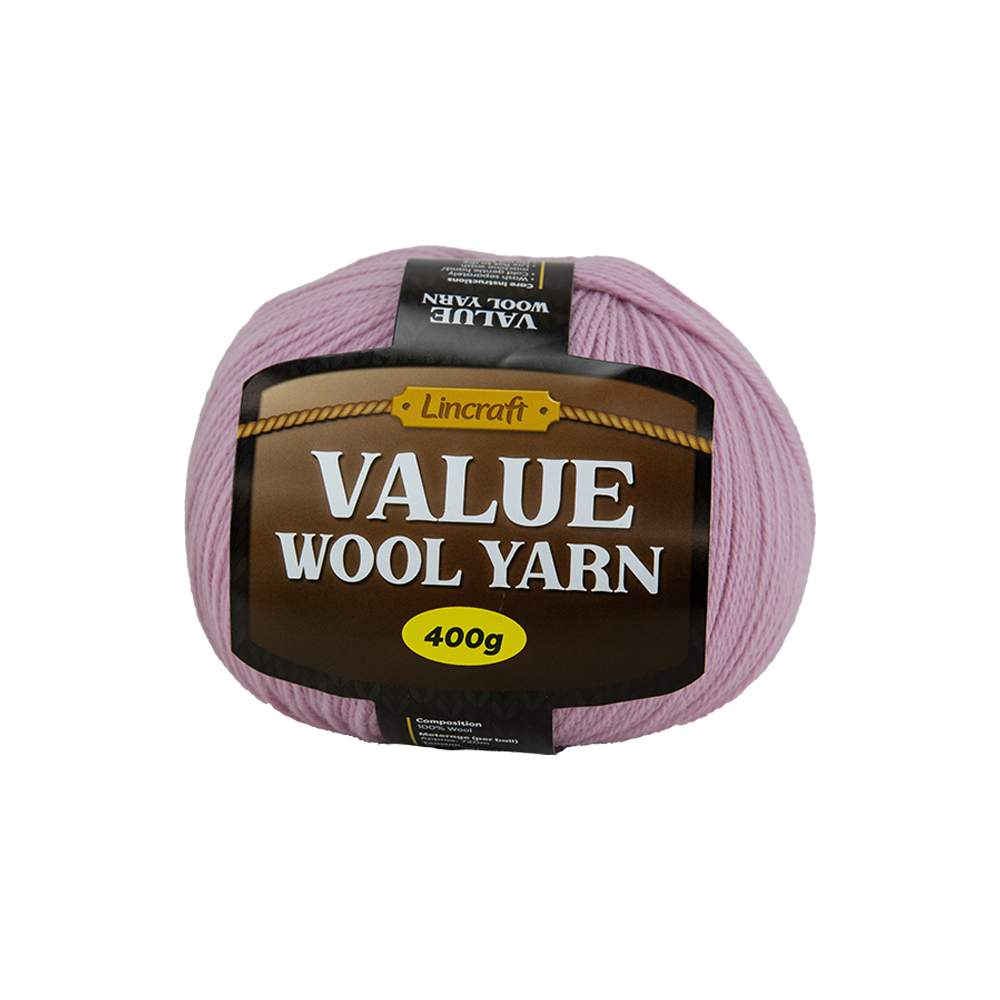 Lincraft Wool Value Crochet & Knitting Yarn, 400g Wool Yarn