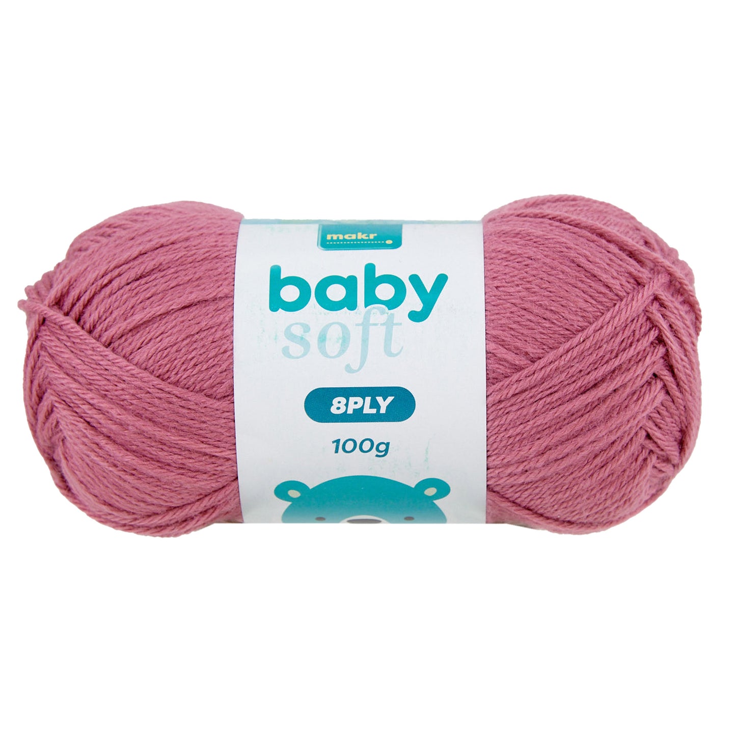 Makr Baby Soft Crochet & Knitting Yarn 8ply, 230m Acrylic Nylon Blend Yarn