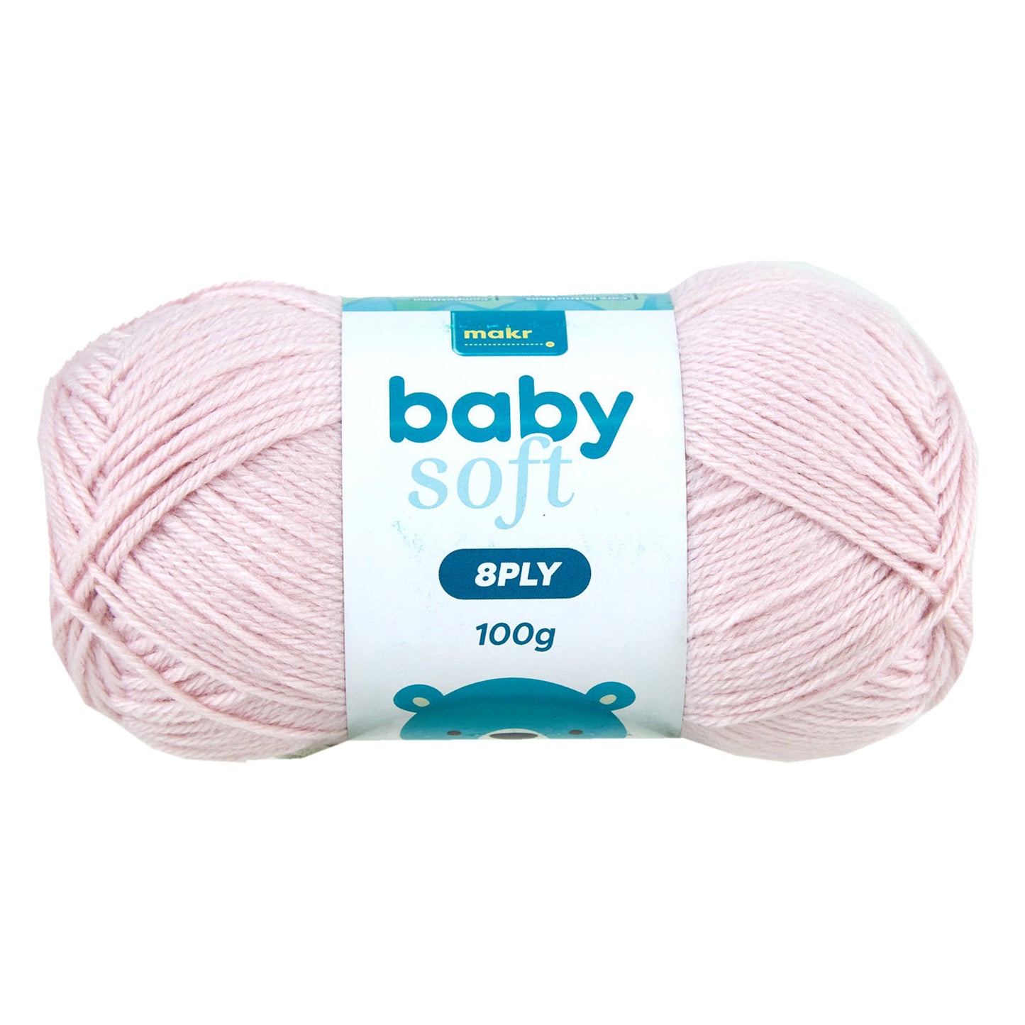 Makr Baby Soft Crochet & Knitting Yarn 8ply, 230m Acrylic Nylon Blend Yarn